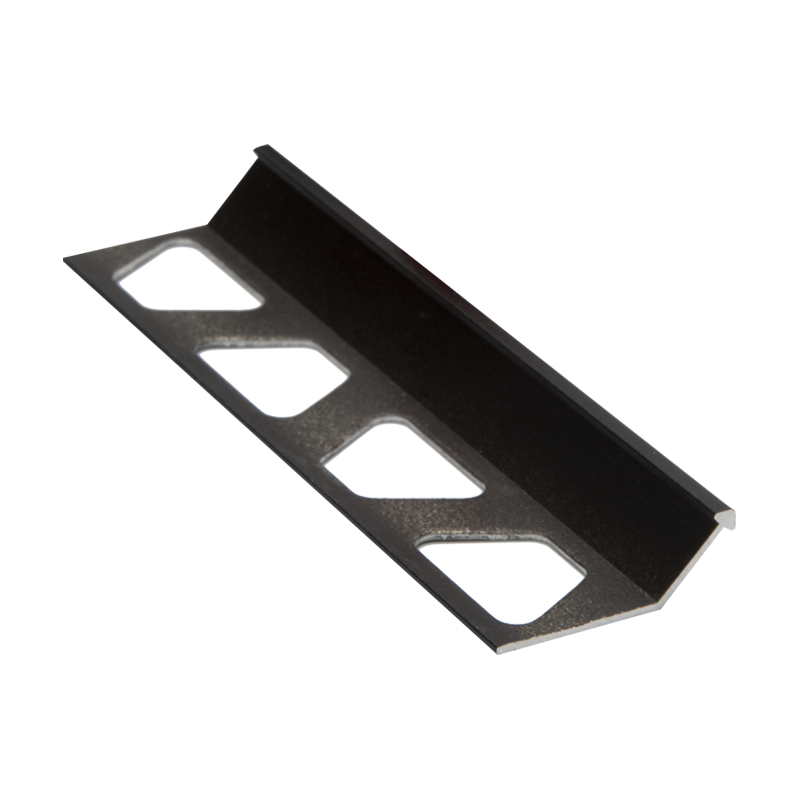 Slim Angle Edge Matt Graphite Black Aluminum FINECMGS By Schluter Premium Tile Trim